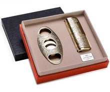 Load image into Gallery viewer, Cigar cutter &amp; Lighter set